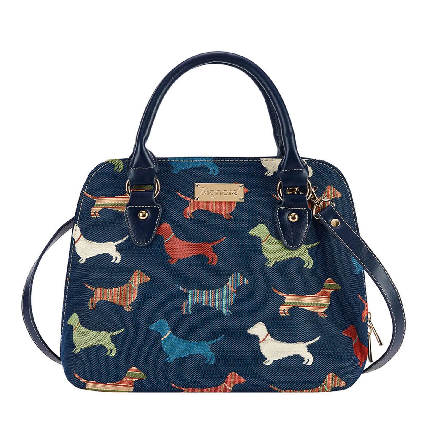 Dachshund Convertible Top Handle Purse Handbag