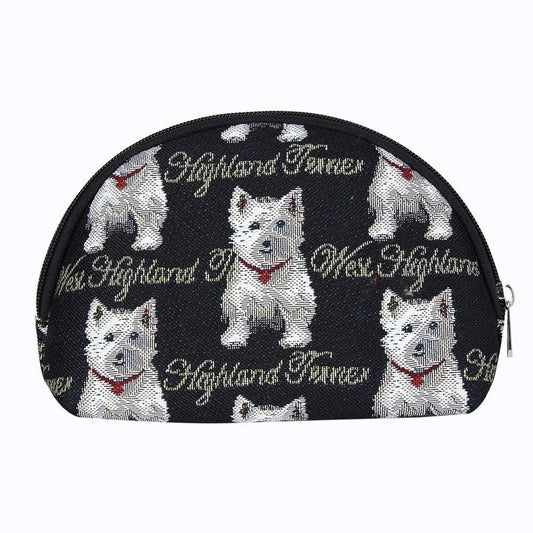 Westie Dog Cosmetic Make Up Bag